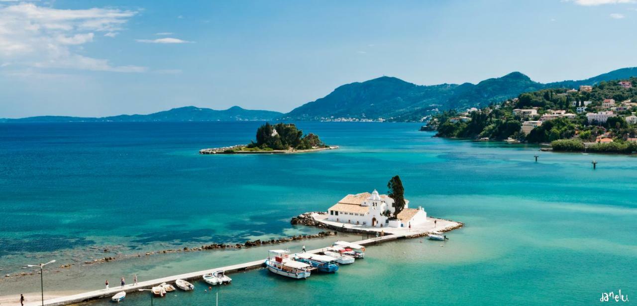 Antonela Sunshine Apartment By Corfu Escapes ペラマ エクステリア 写真
